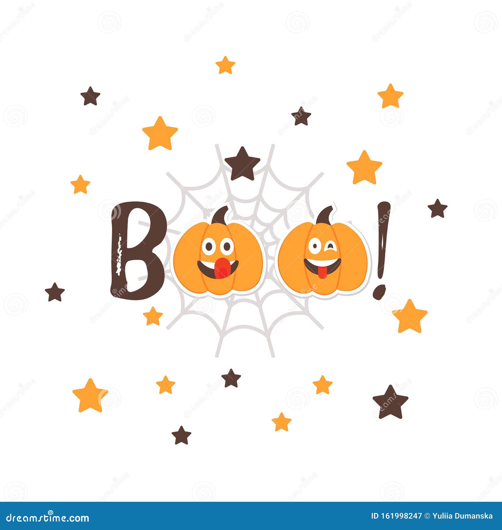 cartaz de halloween vector wiih cute boo, ilustração vetorial de