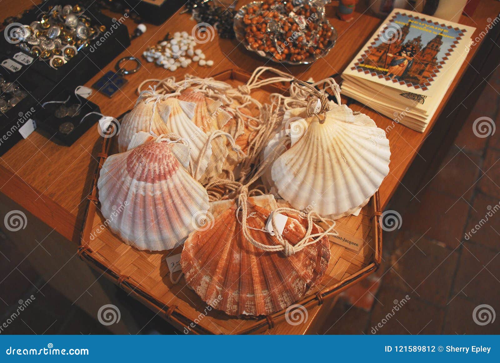 france-vezelay- scallop shells used as a  of pilgrimage