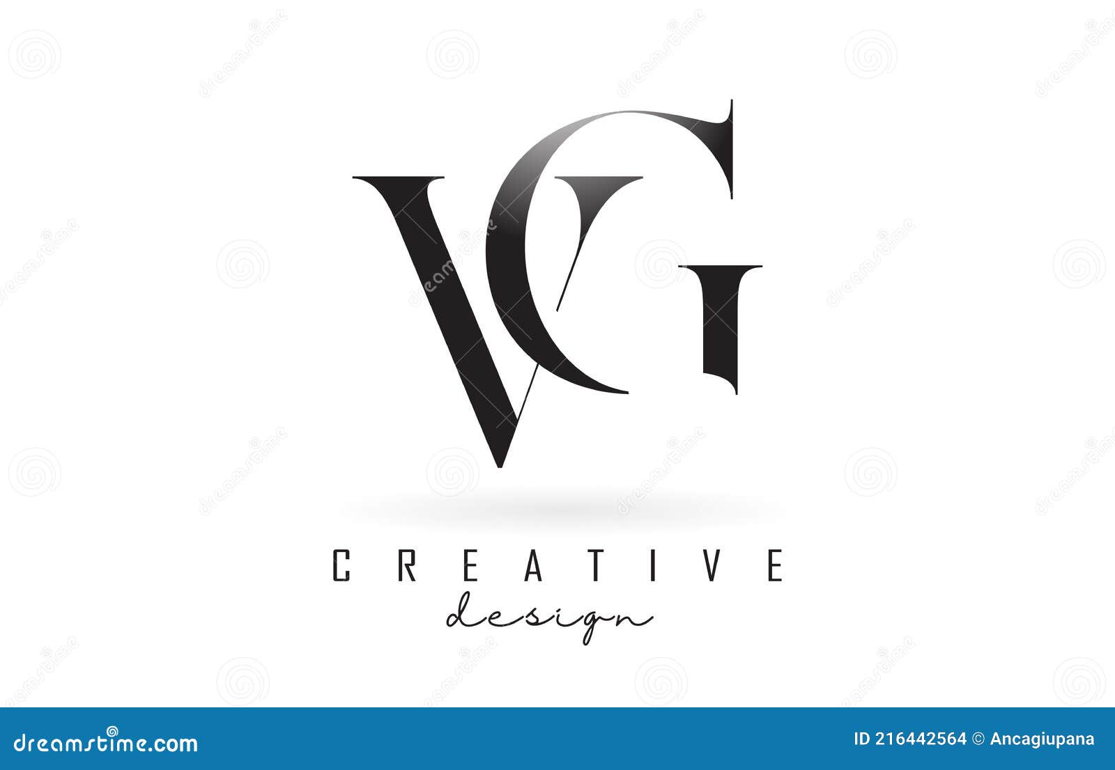 Letter Design Logo Logotype Concept Serif Font Elegant Style