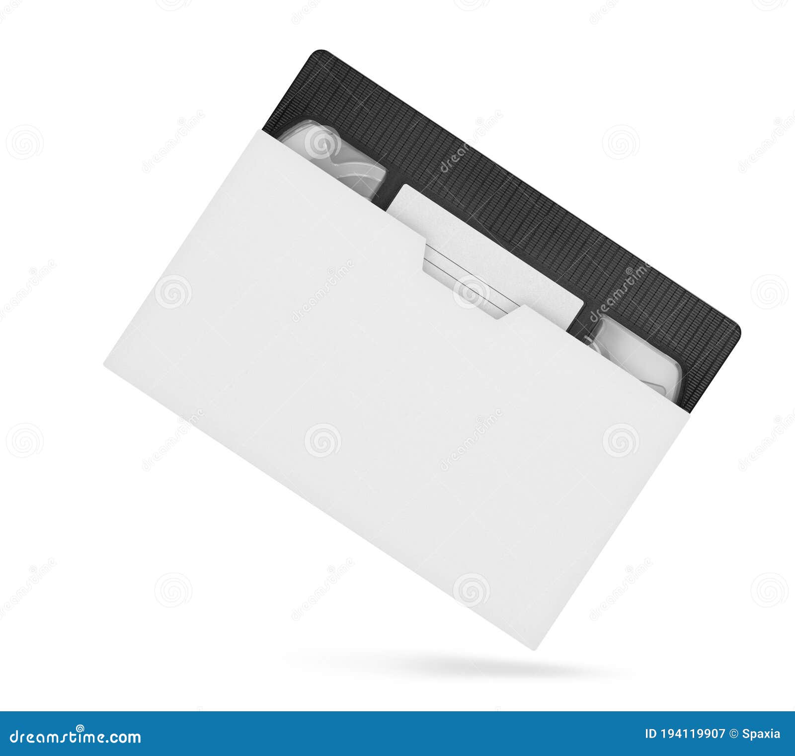 Download VHS Video Tape Mockup. Analog Movie Cassette Box With Copy ...