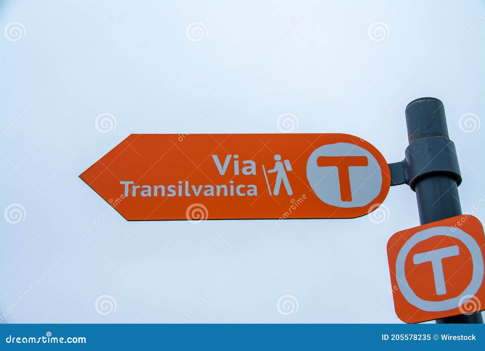 via transilvanica tourist indicator