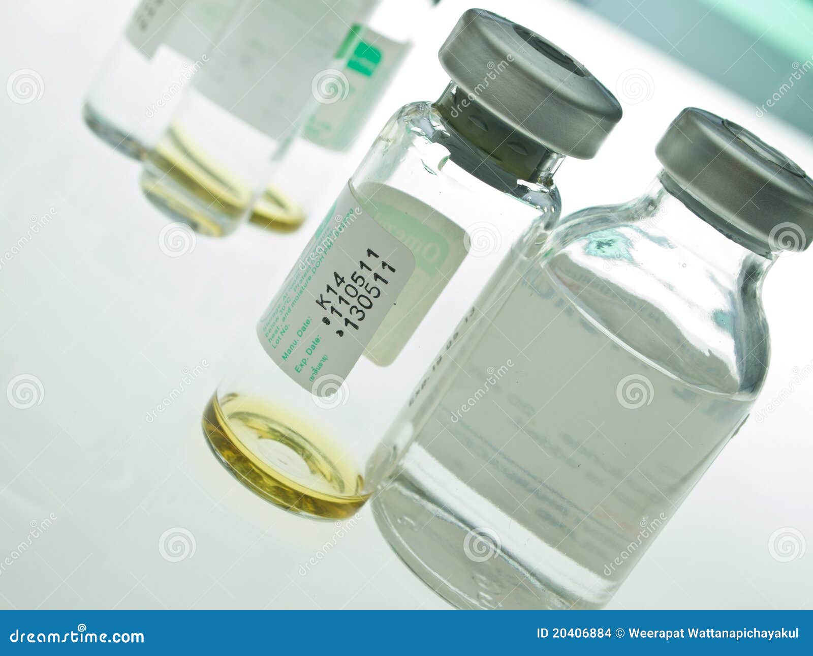Vials stock photo. Image of hospital, vaccine, glass 20406884
