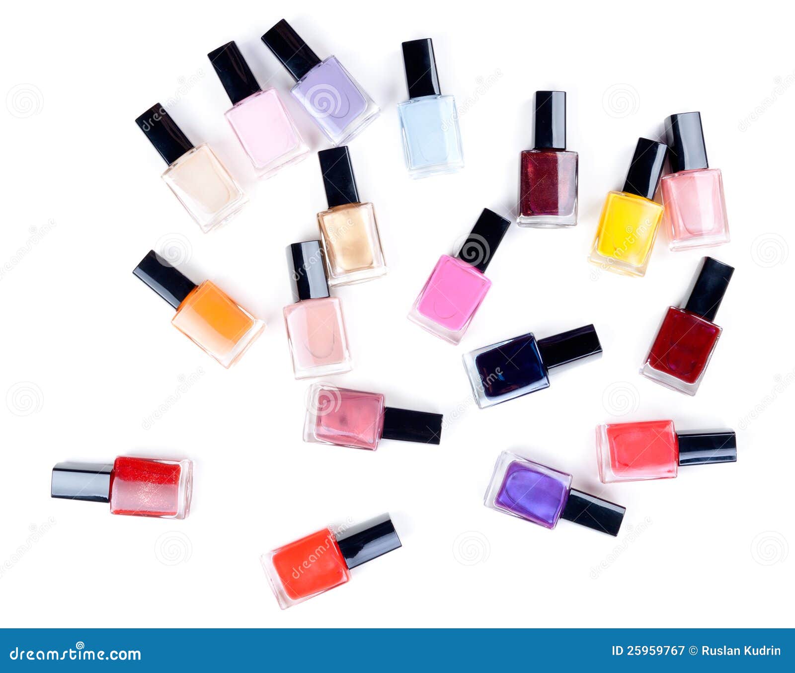 Vials nail polish in bulk stock image. Image of color 25959767