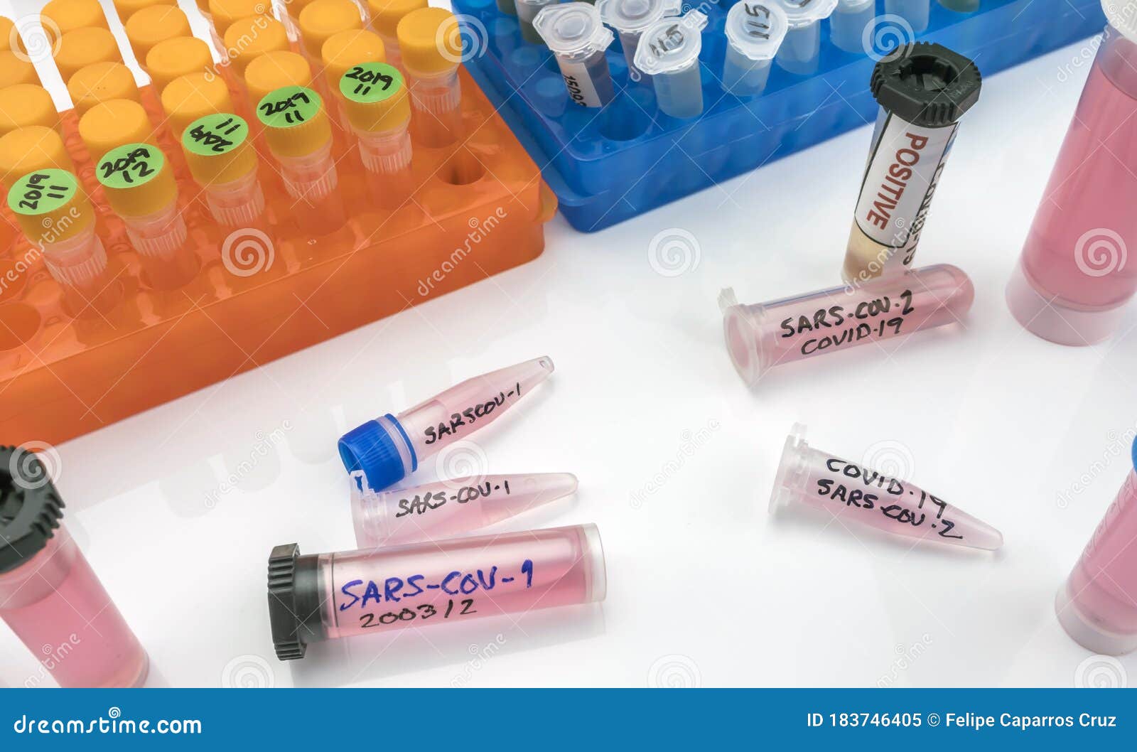 vials with samples of sars-cov-1 prepared cold in a laboratory, epiedomological study on sars-cov-2 covid-19