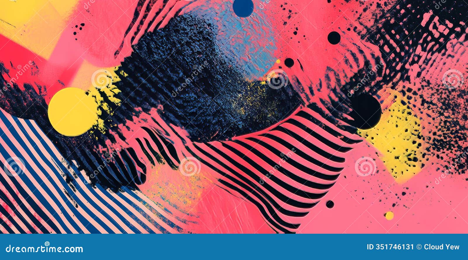 vibrant abstract art with bold colors and dynamic patterns