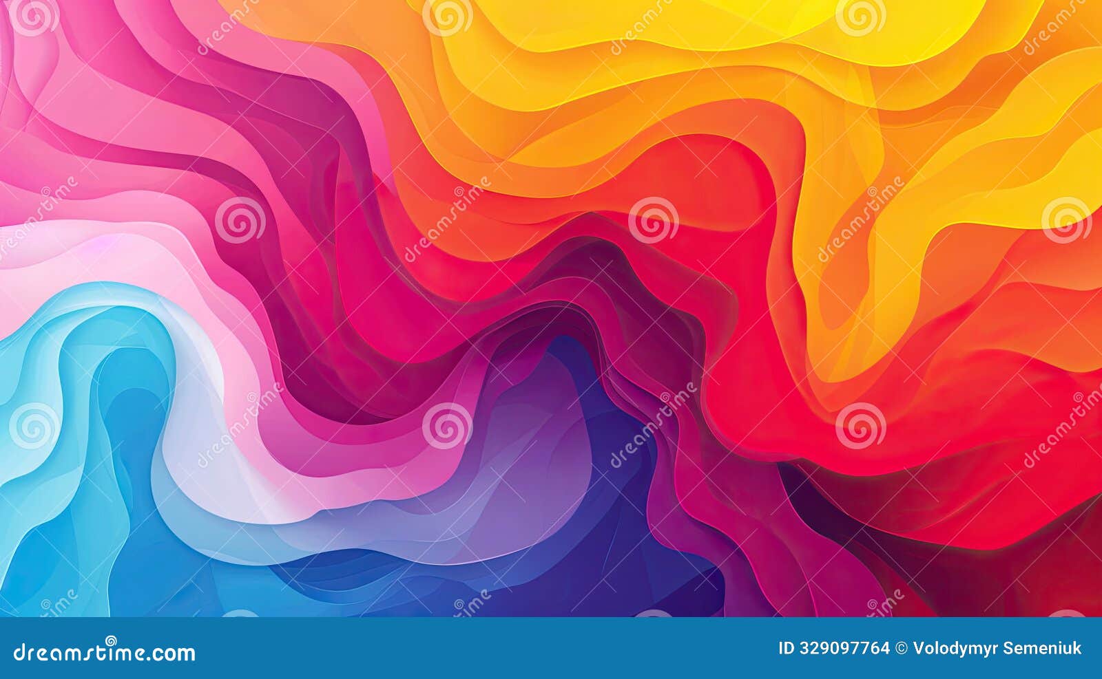 vibrant abstract art with swirling colors in a modern setting during daylight
