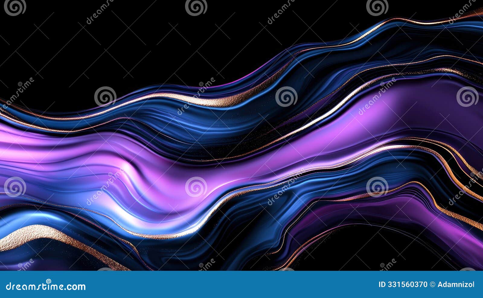 vibrant abstract fluid art waves