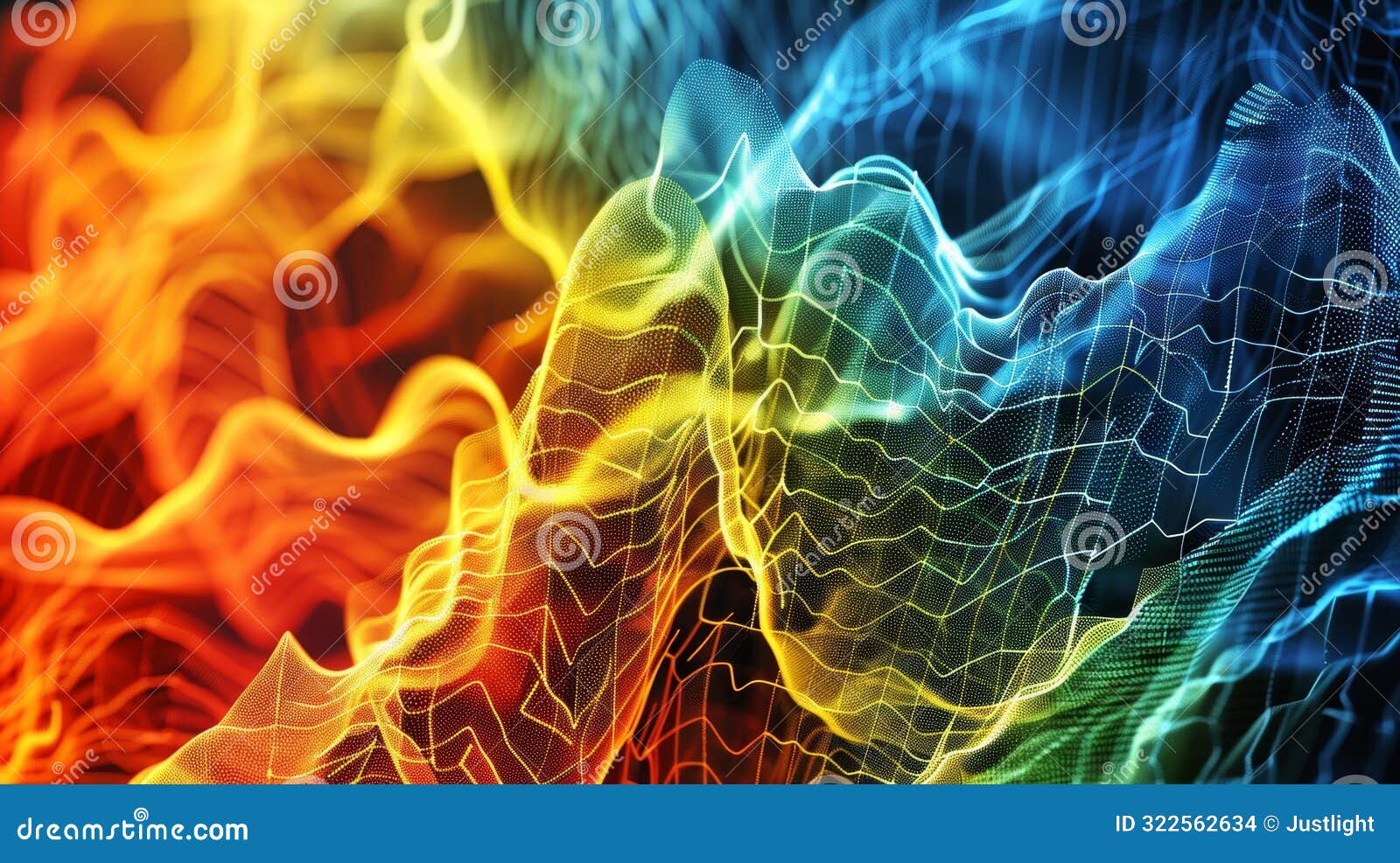 a vibrant array of jagged lines pulsates in a rhythmic pattern representing the incessant and energetic motion of