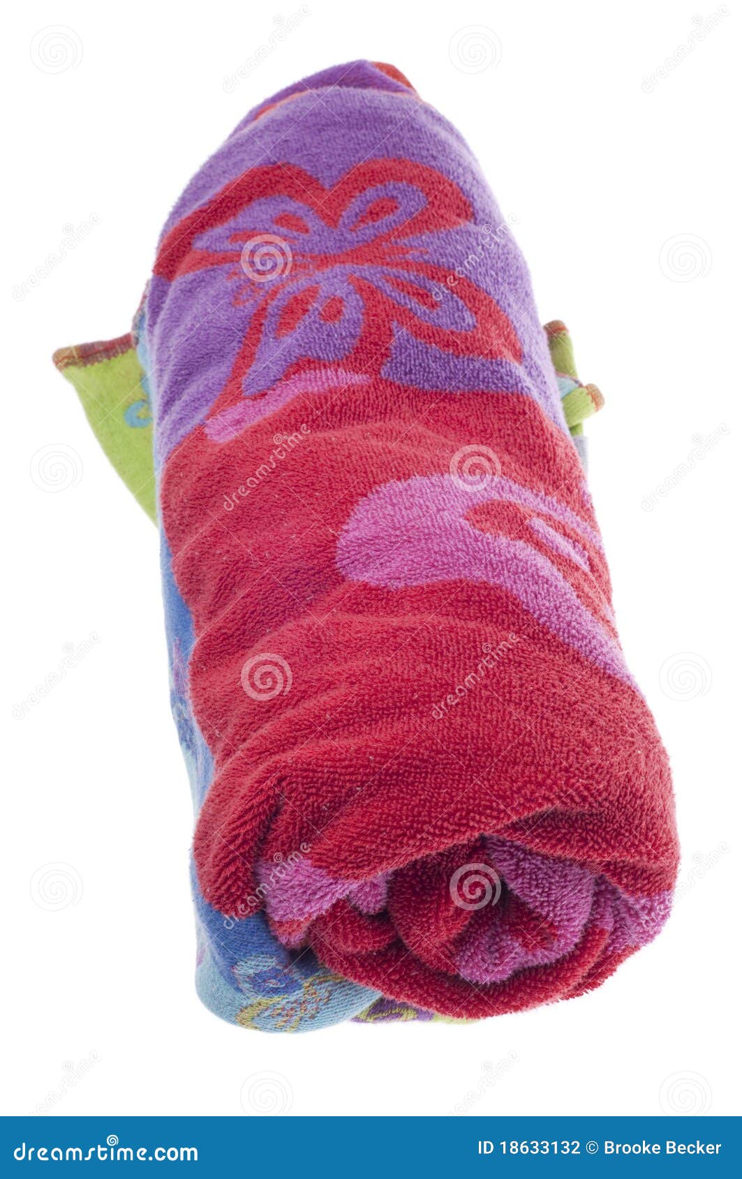 Vibrant Beach Towel stock photo. Image of white, colorful 18633132