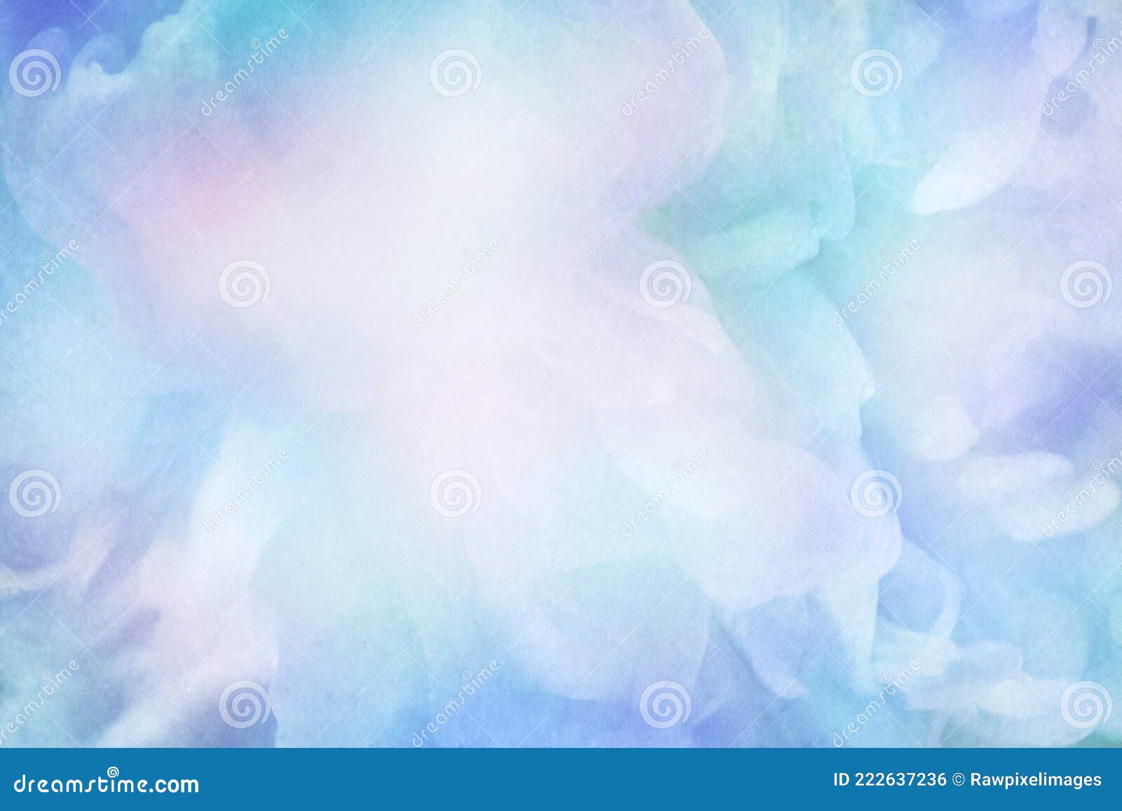 Vibrant Blue Watercolor Painting Background Stock Photo - Image of hazy ...