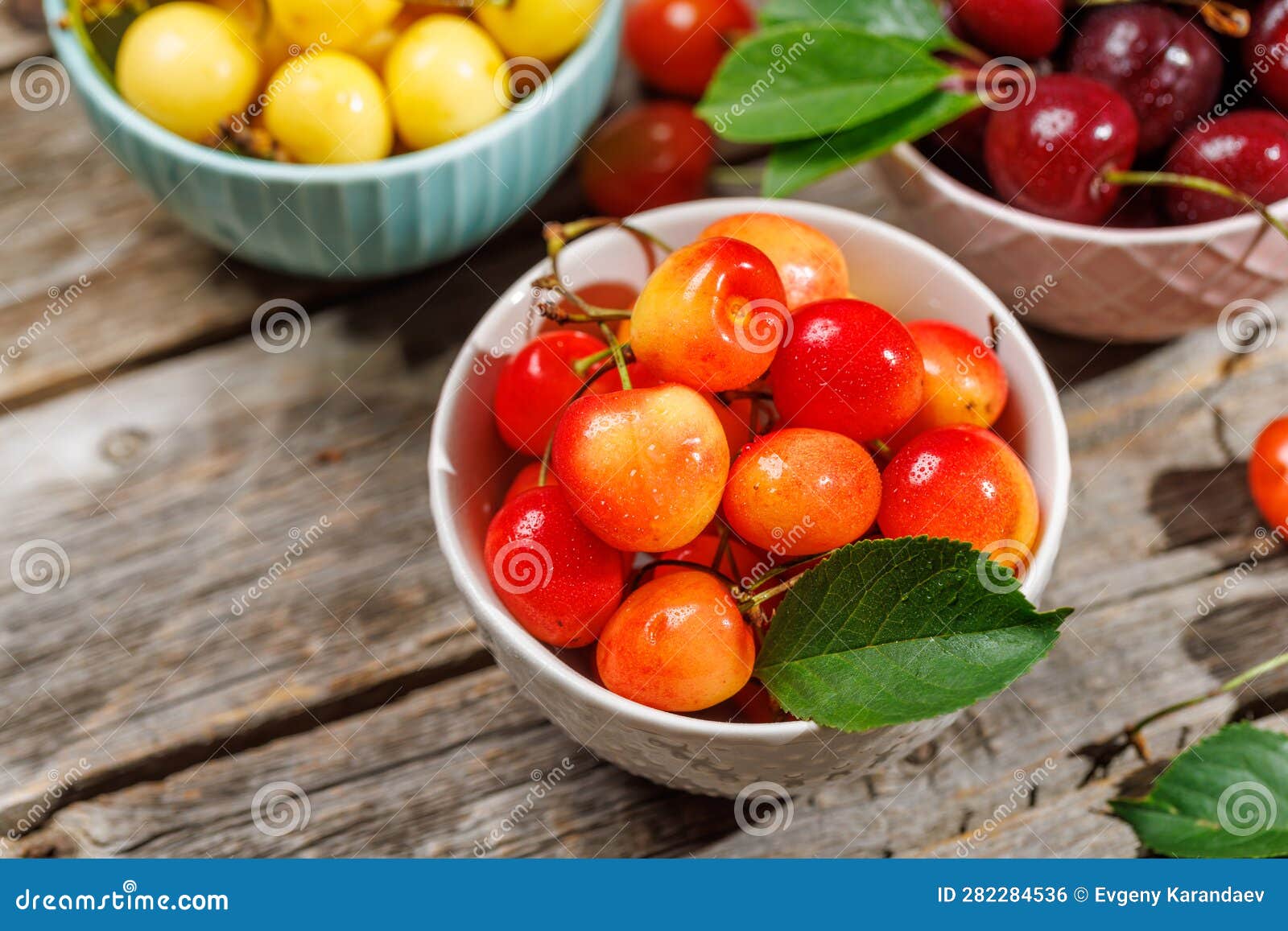 a vibrant and colorful cherry, bursting with sweet juiciness