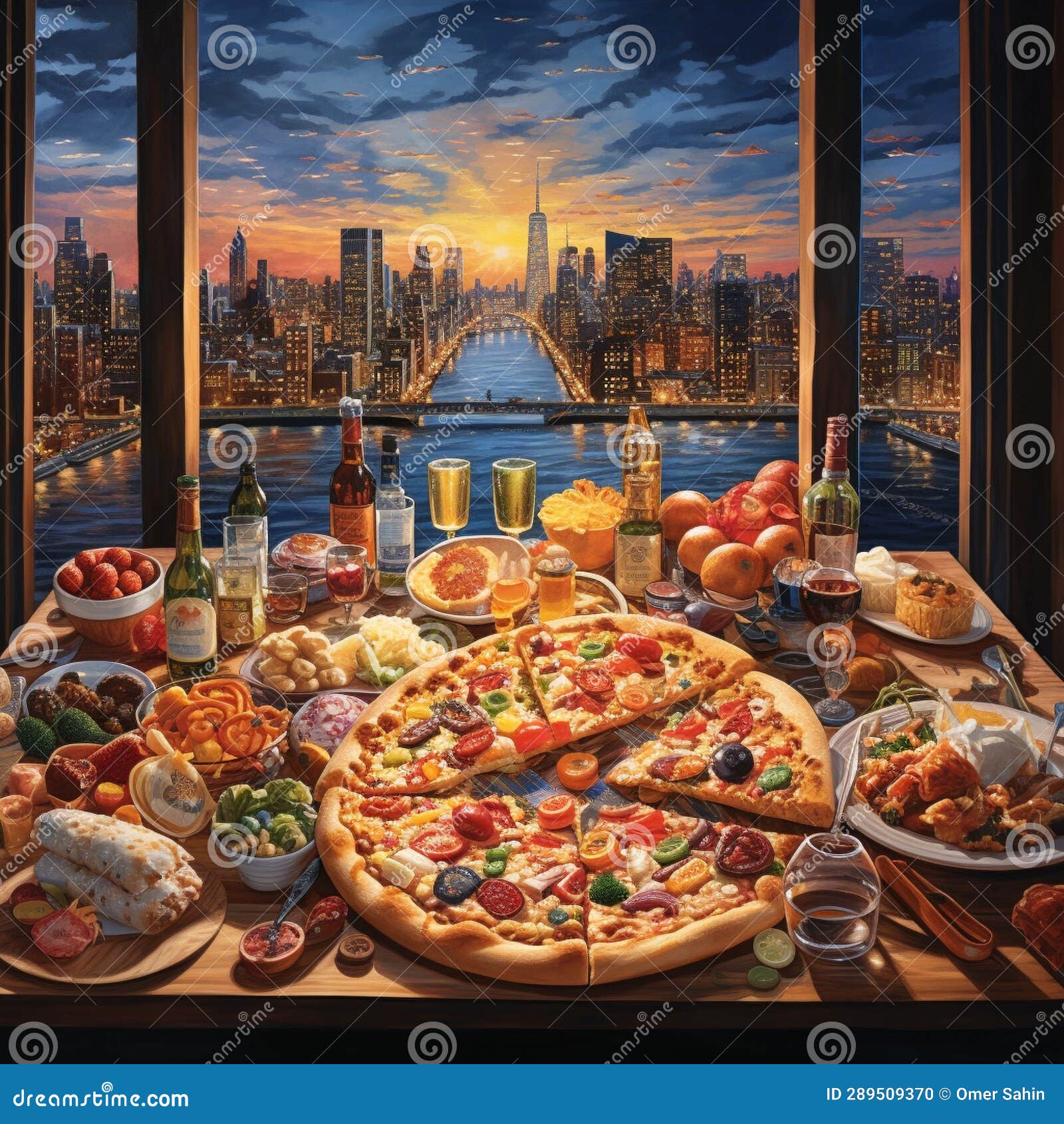 Vibrant Culinary Scene in New York City Stock Photo Image of culinary(06)