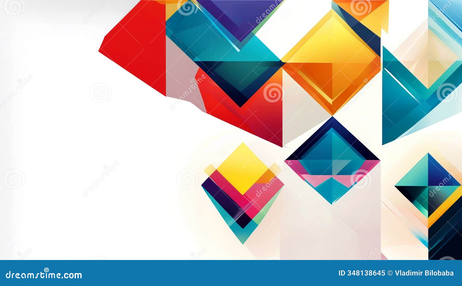 vibrant geometric s in a colorful abstraction showcasing dynamic patterns