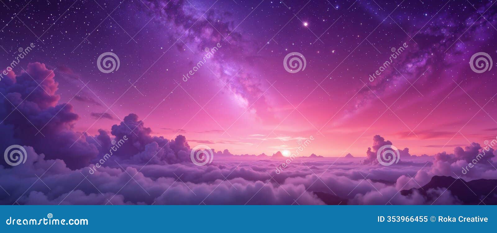 cosmic dreamscape: a surreal nebula-inspired skyscape
