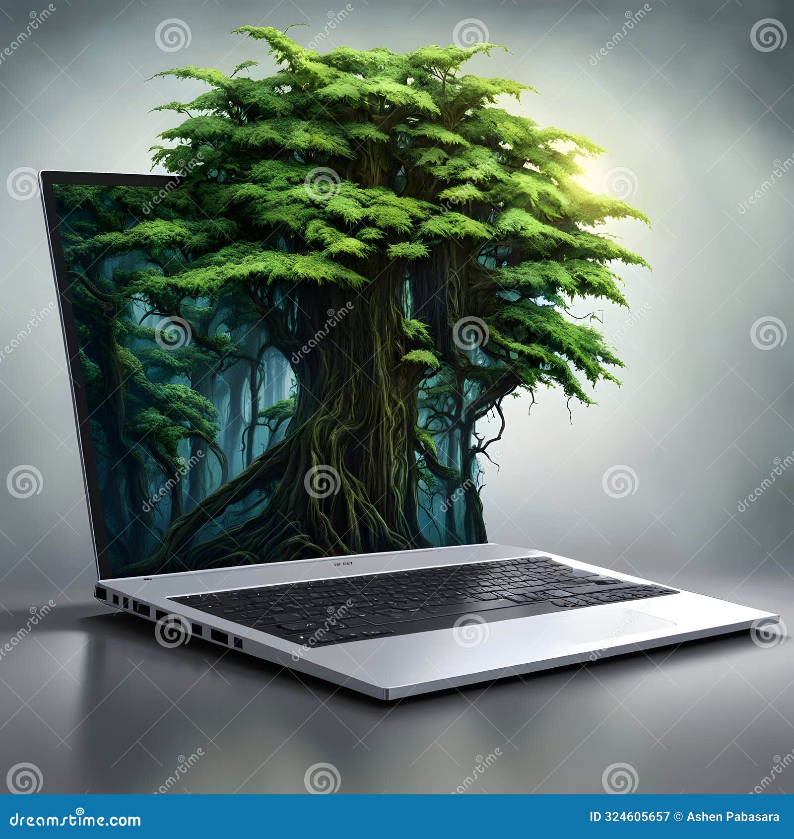 digital nature: the tree of virtual life