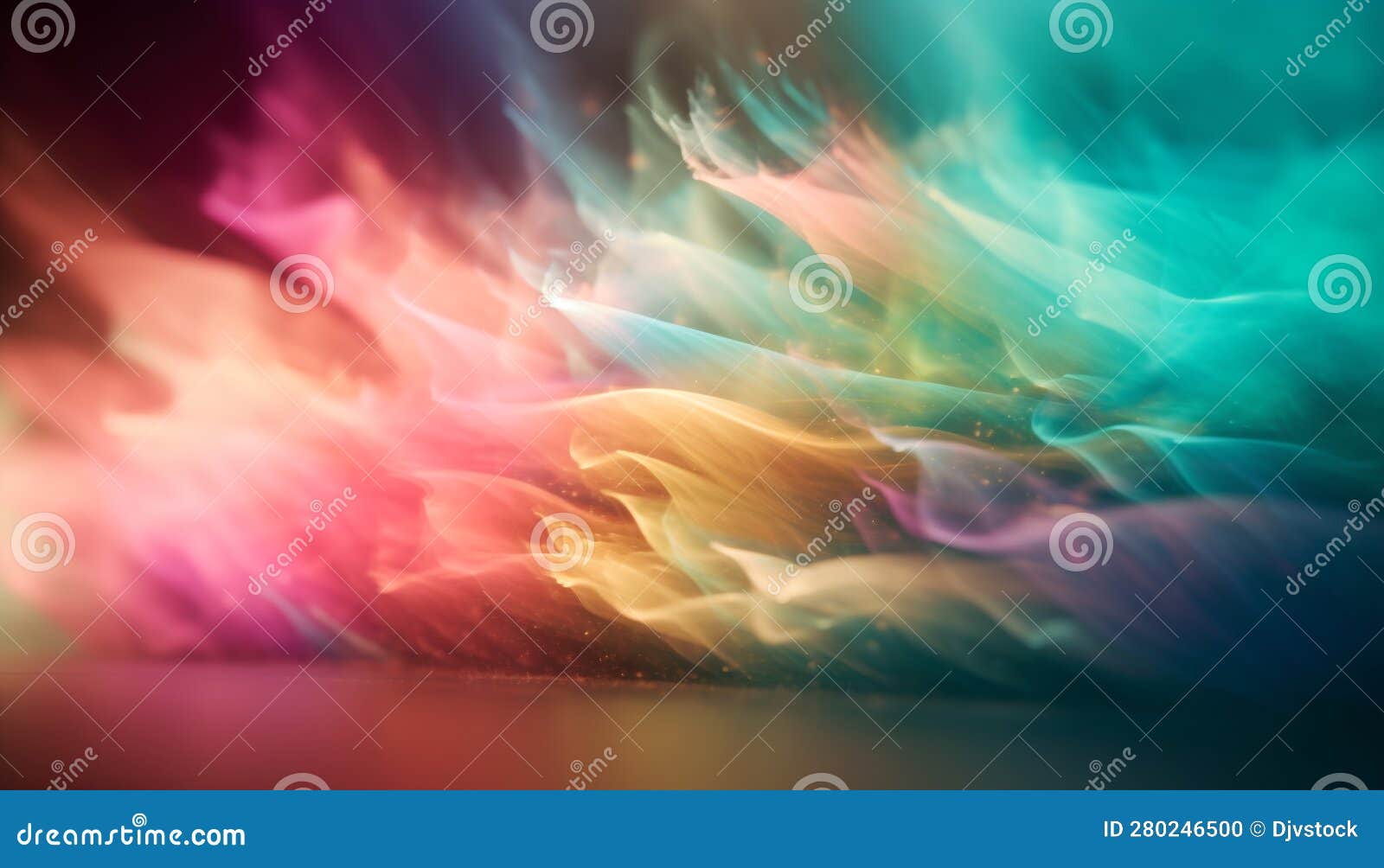 Vibrant Green Wallpaper with Abstract Shapes, Glowing in Blurred Motion