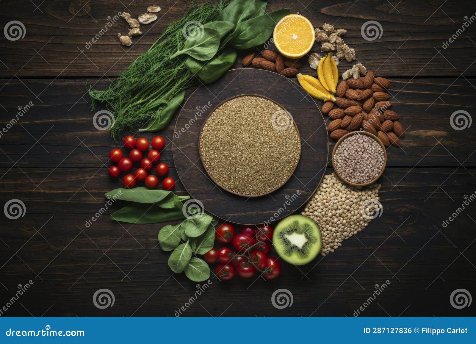 Vibrant Healthy Food Spread Stock Photo Image of wholefoods, healthy