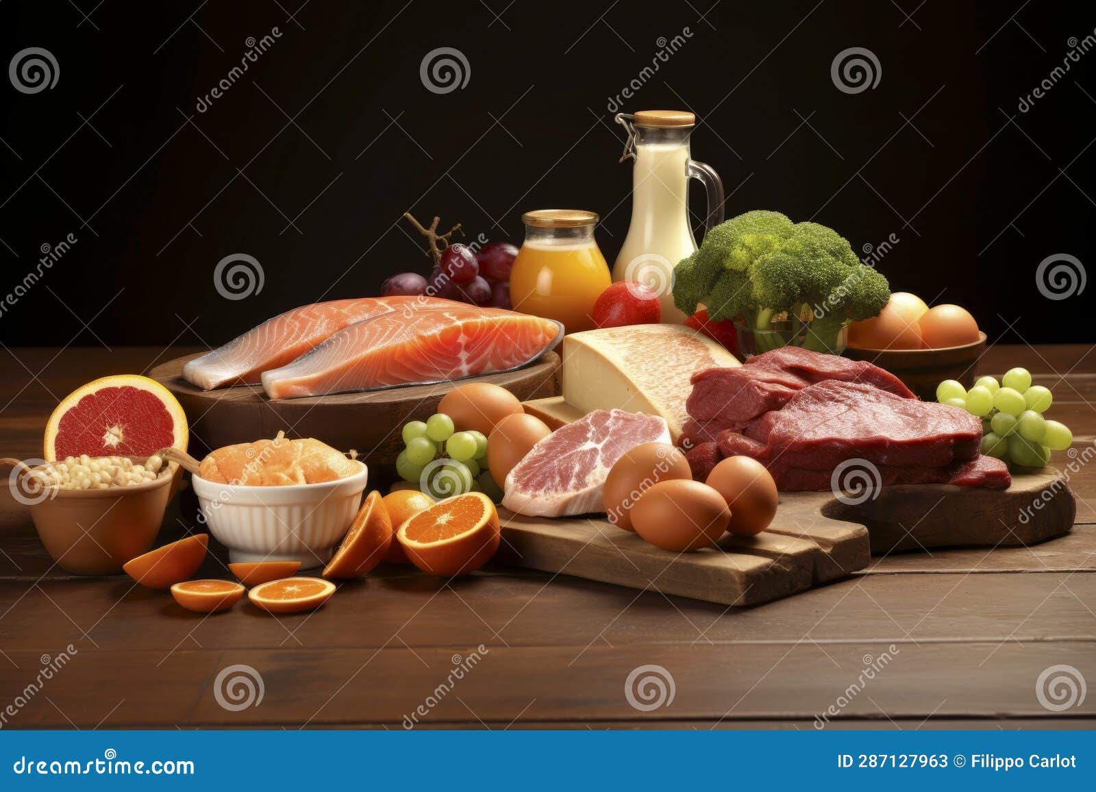 Vibrant Healthy Food Spread Stock Image Image of vegetables, balanced
