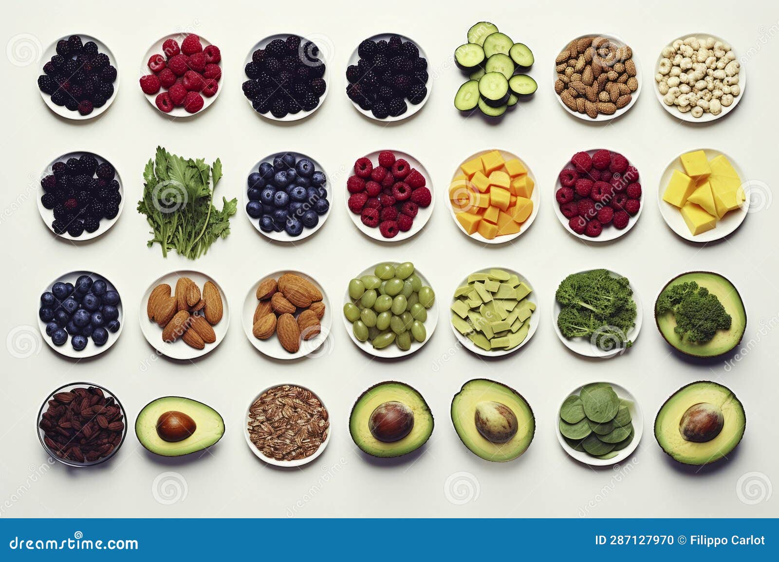 Vibrant Healthy Food Spread Stock Photo Image of detox, vegetarian