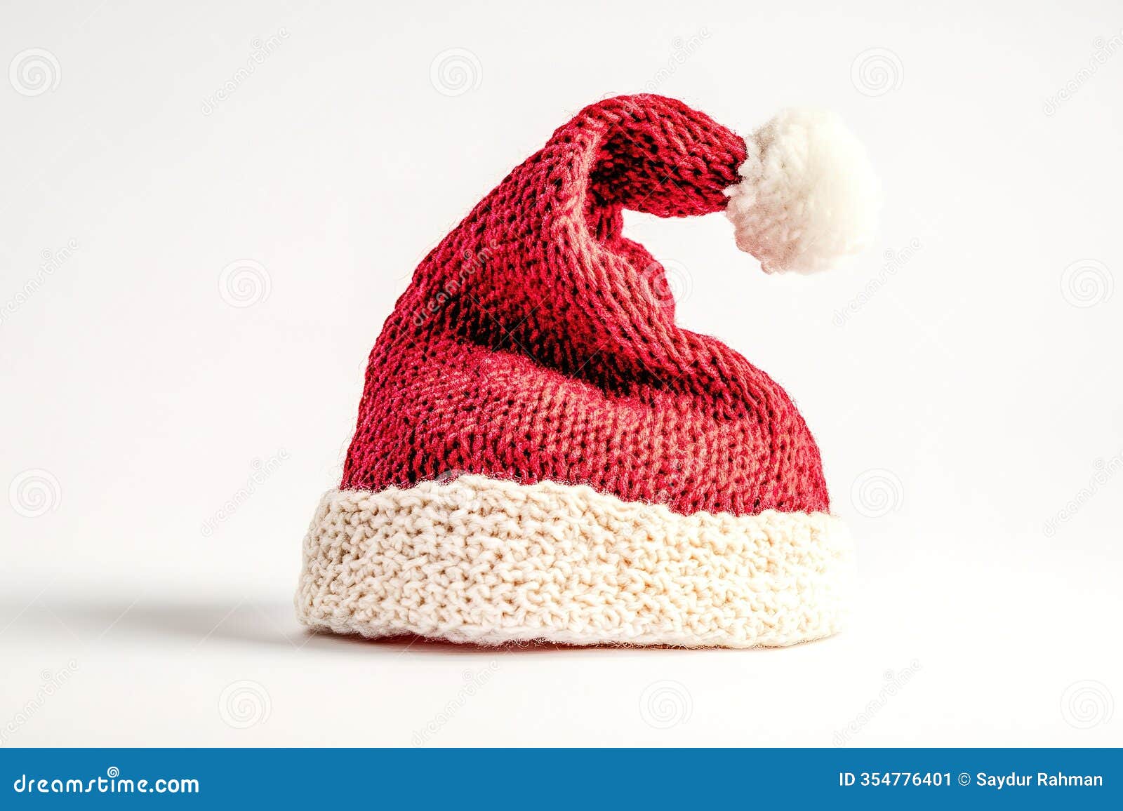 jolly red santa hat: festive christmas icon, perfect for holiday s, cards, and festive celebrations.