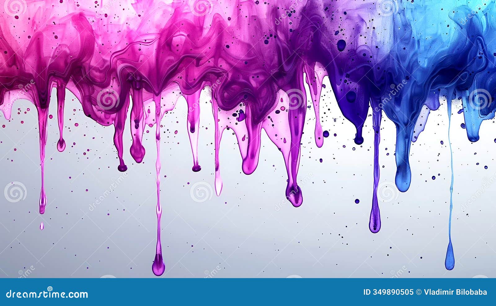 vibrant hues blend seamlessly in a stunning abstract artwork of drip painting
