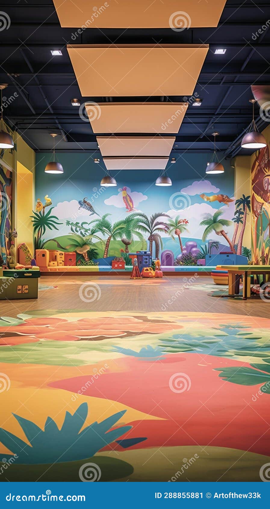 vibrant kids club: a colorful haven for family fun