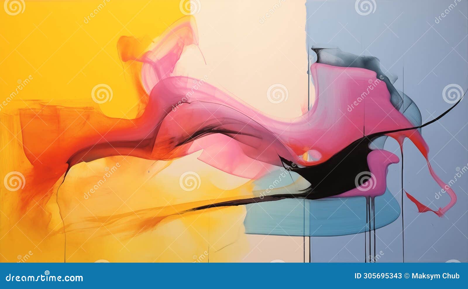 abstract color dance