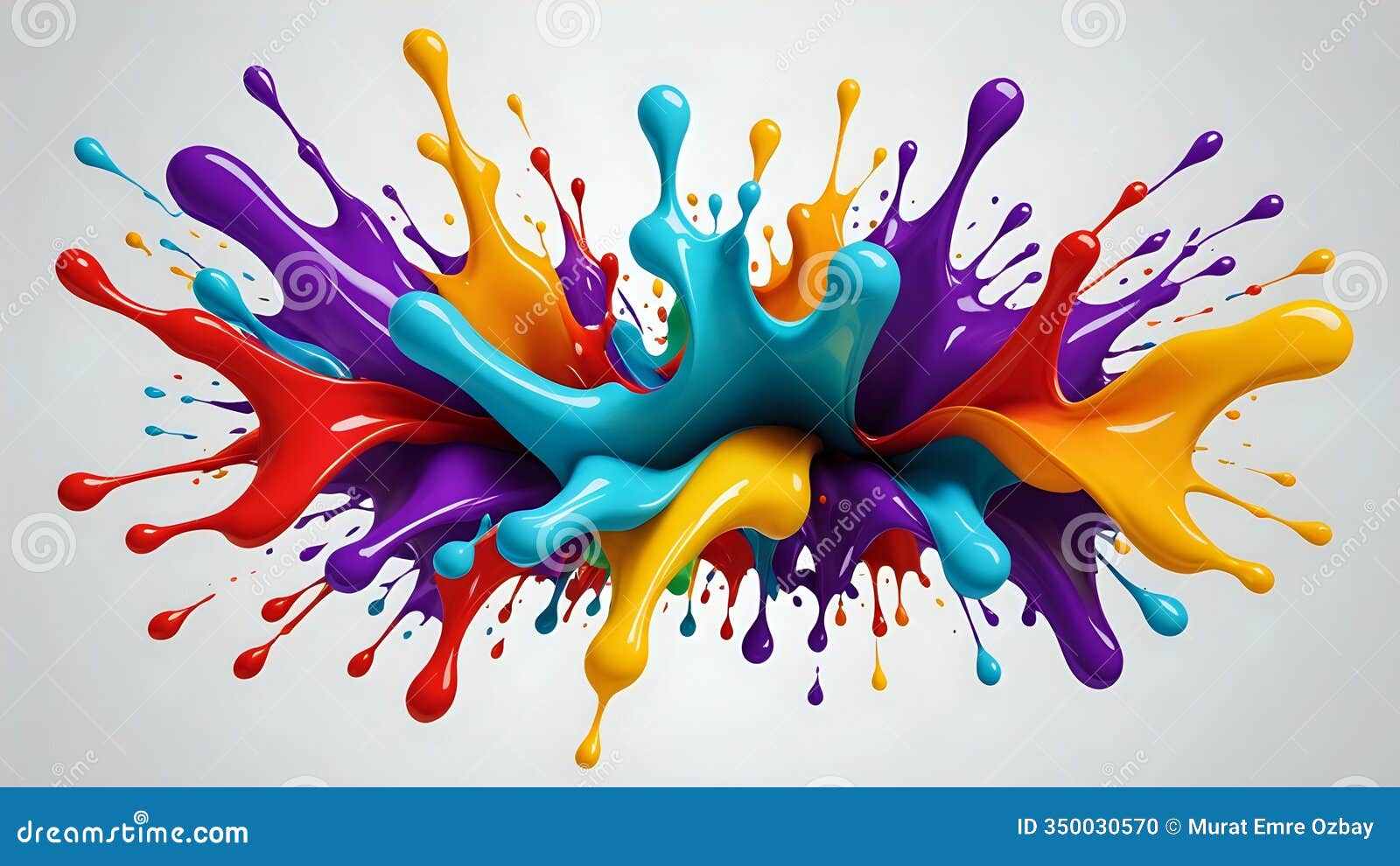 vibrant paint splash explosion