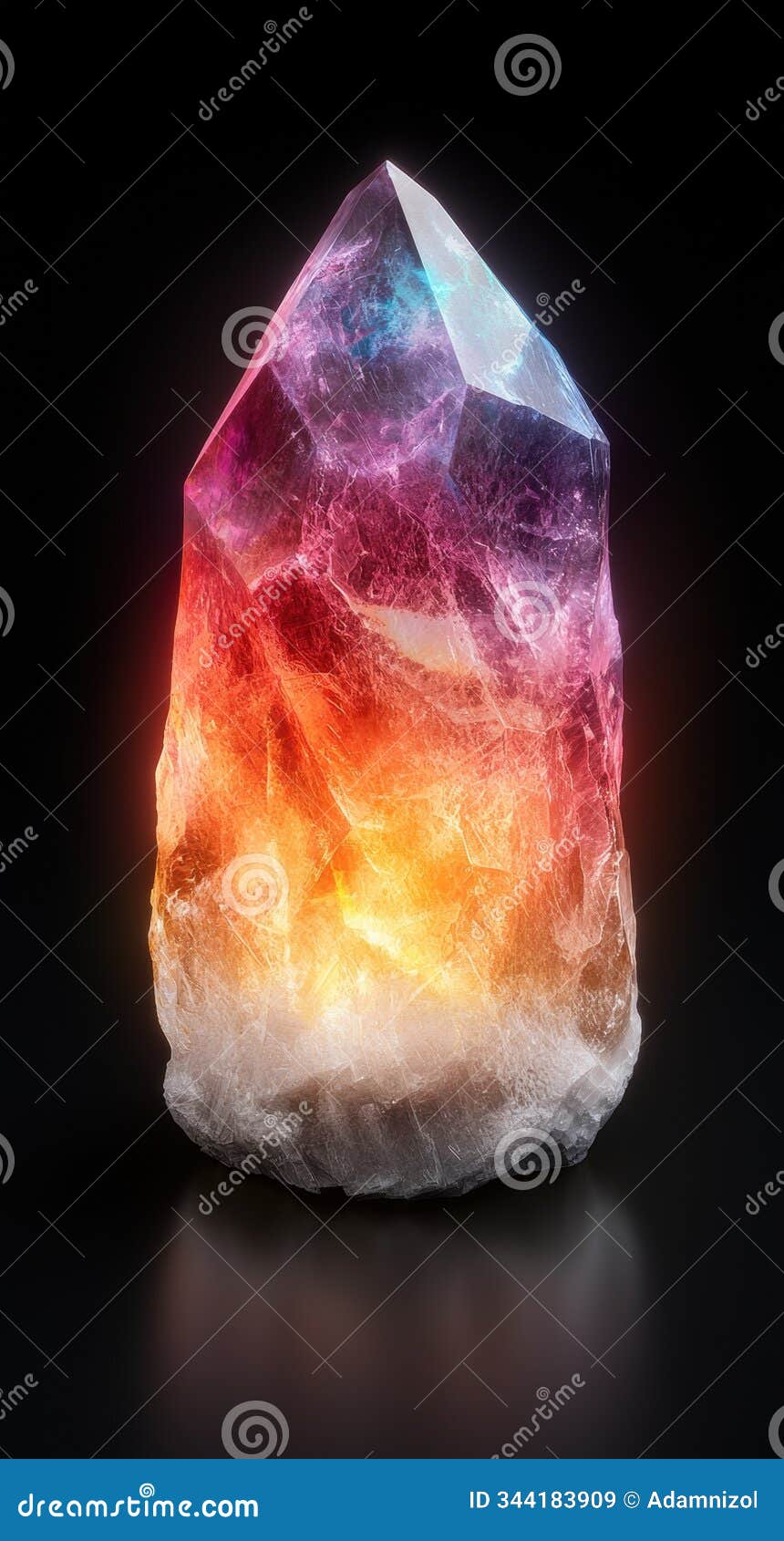 vibrant quartz crystal gem