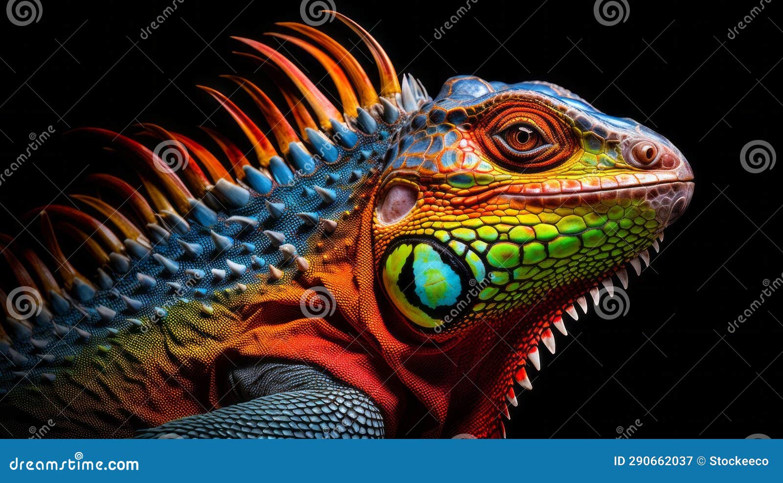 Rainbow Iguana