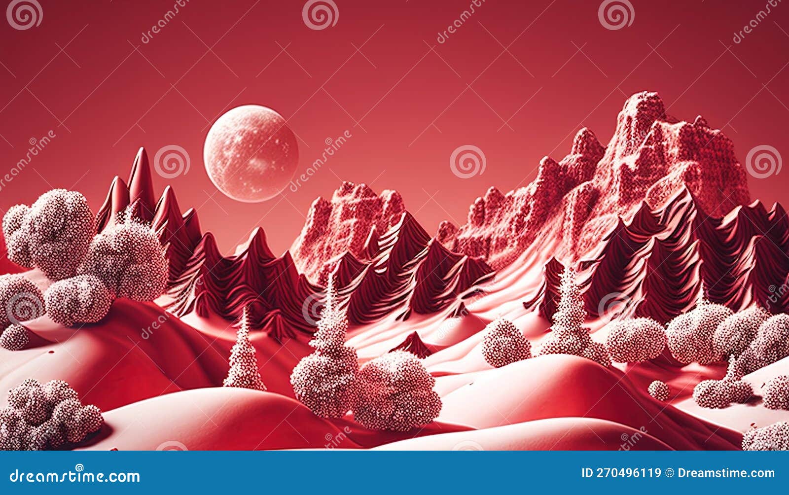 Vibrant Red Background, Capturing the Energy and Excitement of