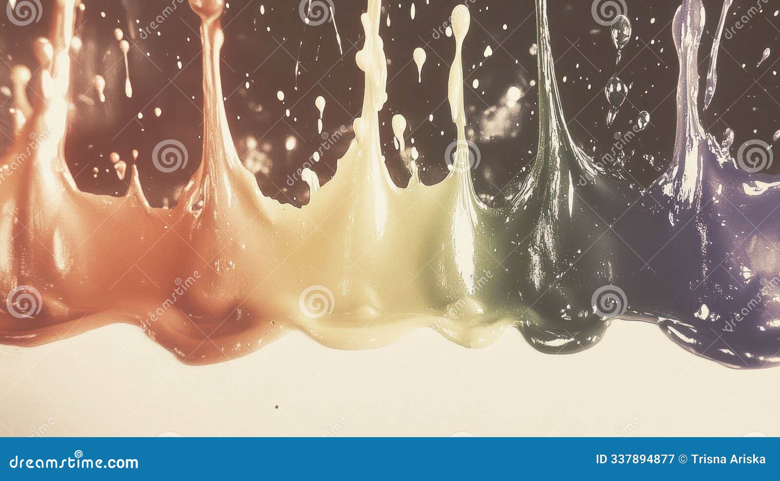 a vibrant splash of paint in various colors creating an artistic effect