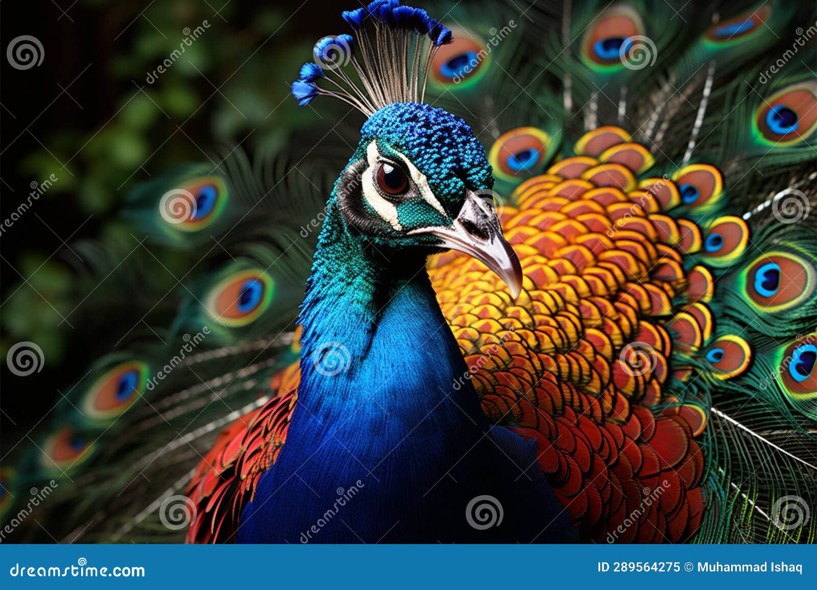 the vibrant tail feathers and graceful displays of a male peacock mesmerize