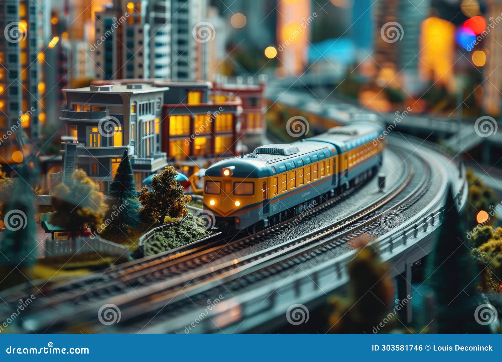 vibrant tracks: a model train competition in the suburbs