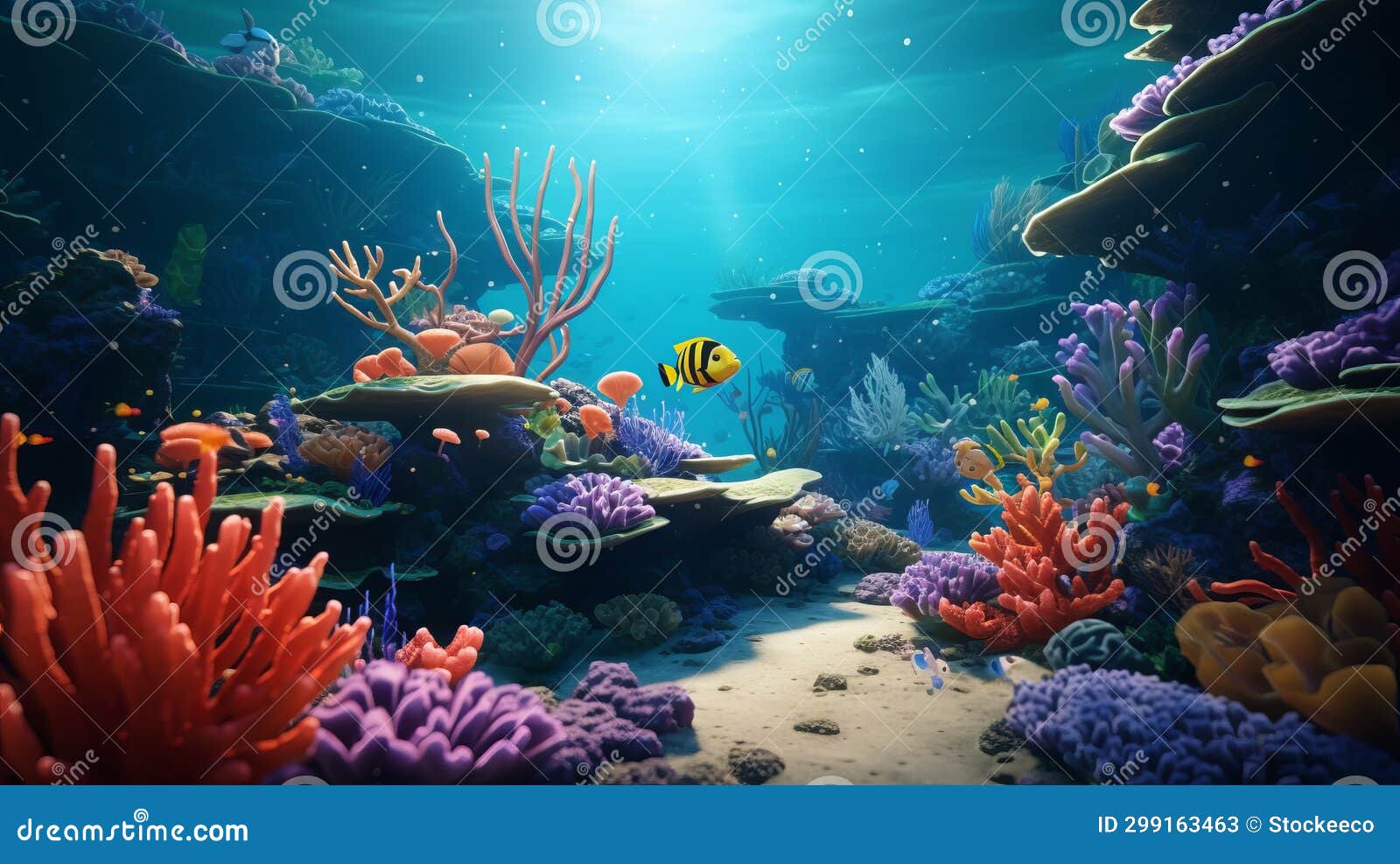 vibrant underwater world: 3d  with unreal engine 5