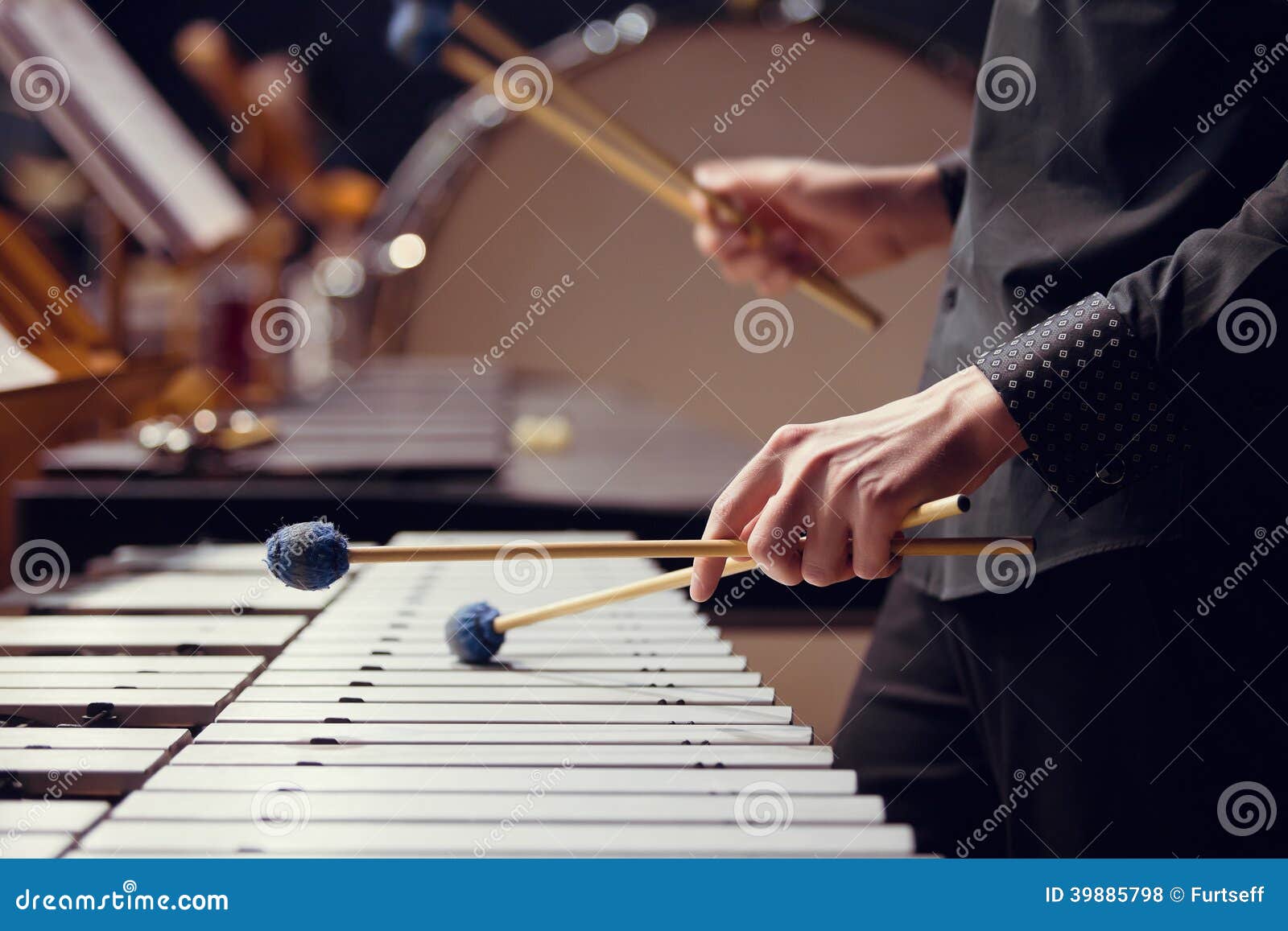 Vibraphone stock photo. Image of percussion, glockenspiel 39885798