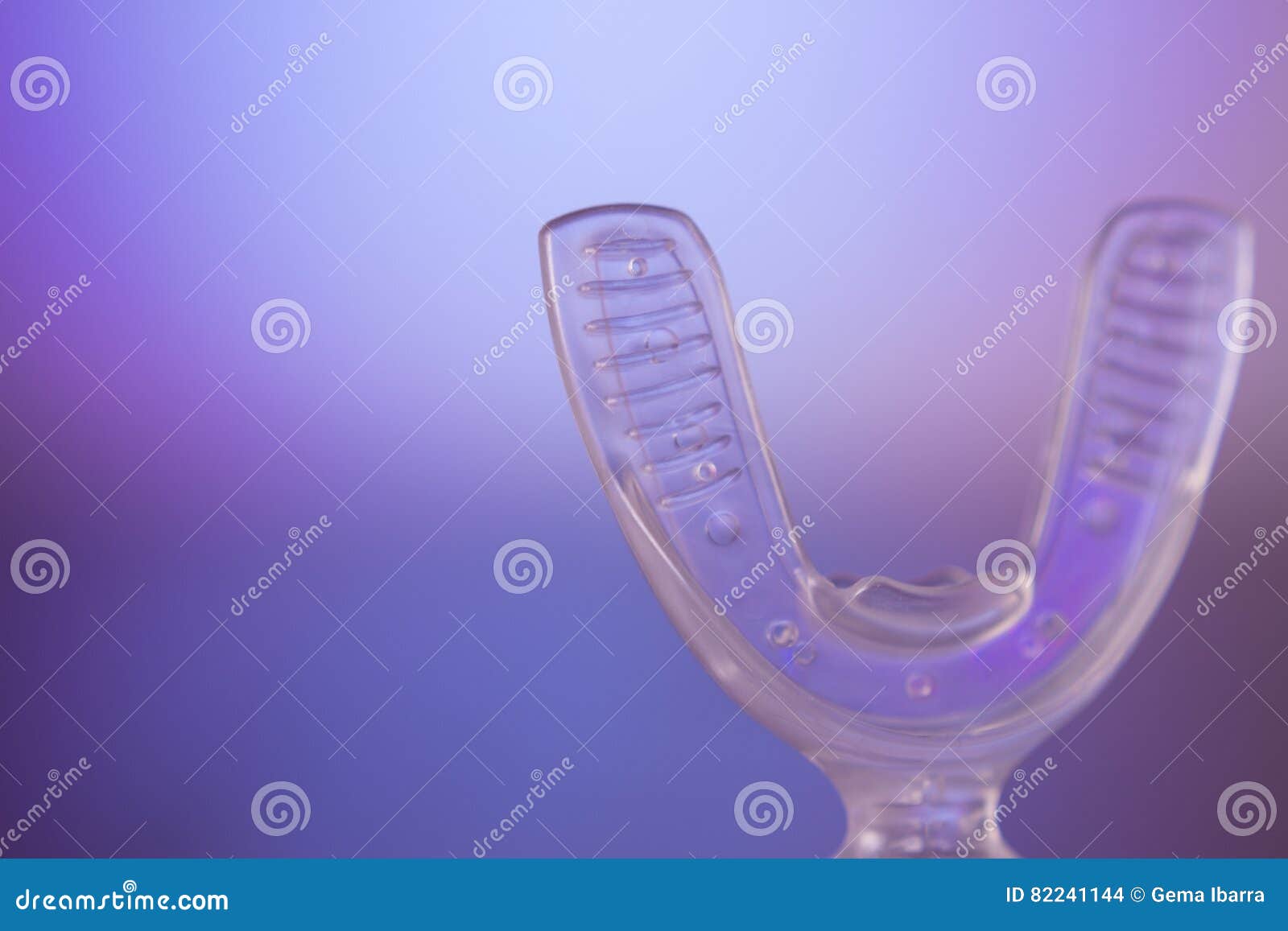 Vibrating Dental Device with Invisible Orthodontics Stock Photo Image