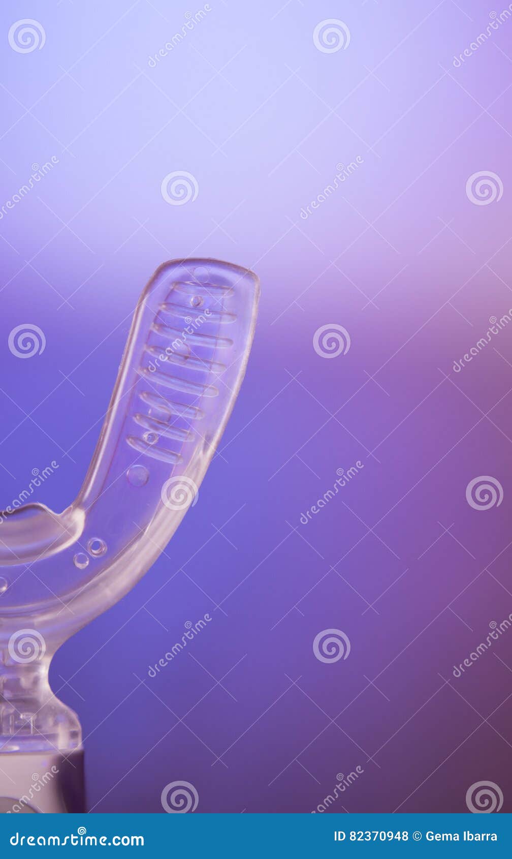 Vibrating Dental Device with Invisible Orthodontics Stock Photo Image