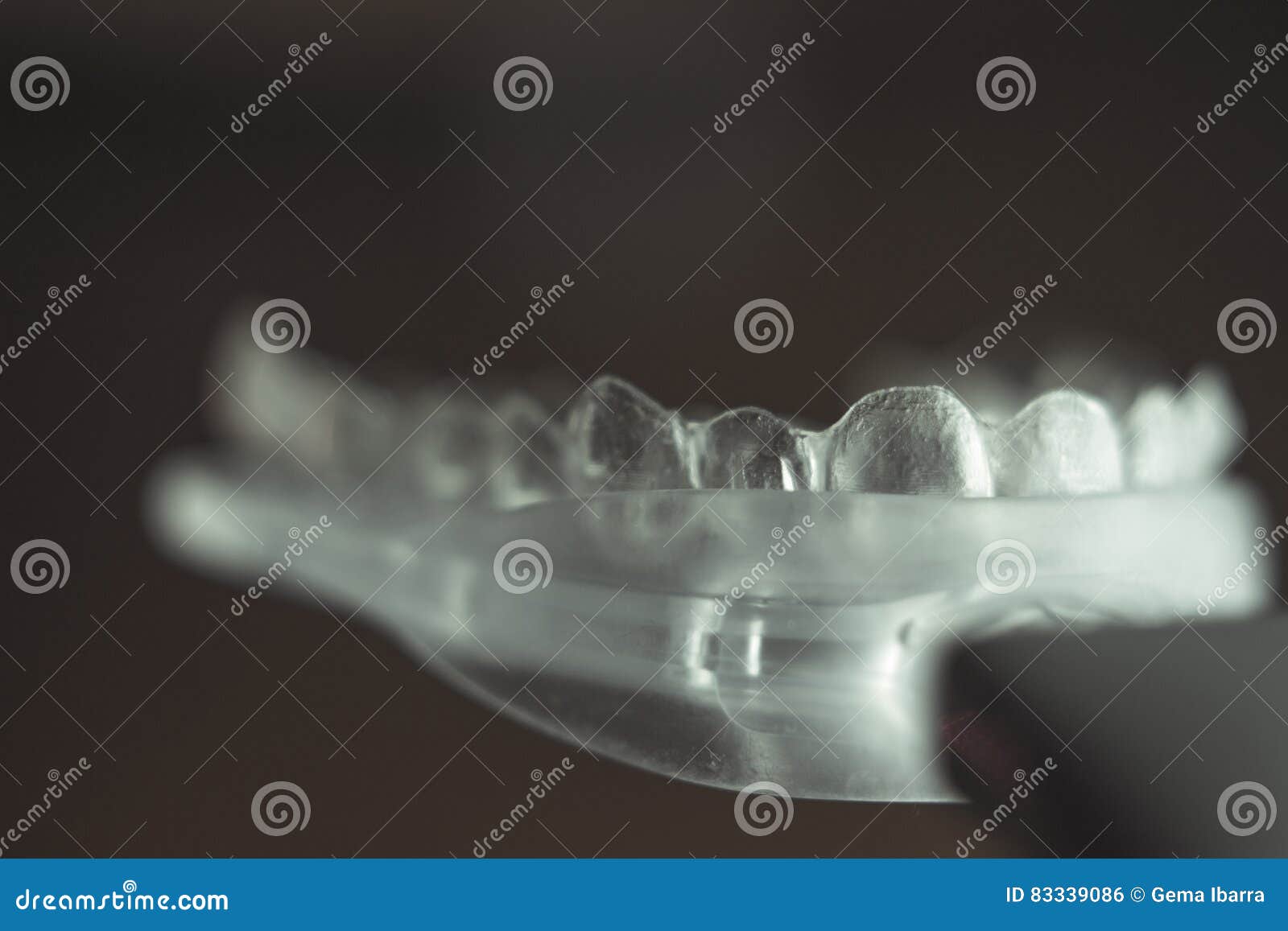 Vibrating Dental Device With Invisible Orthodontics Stock Photo Image