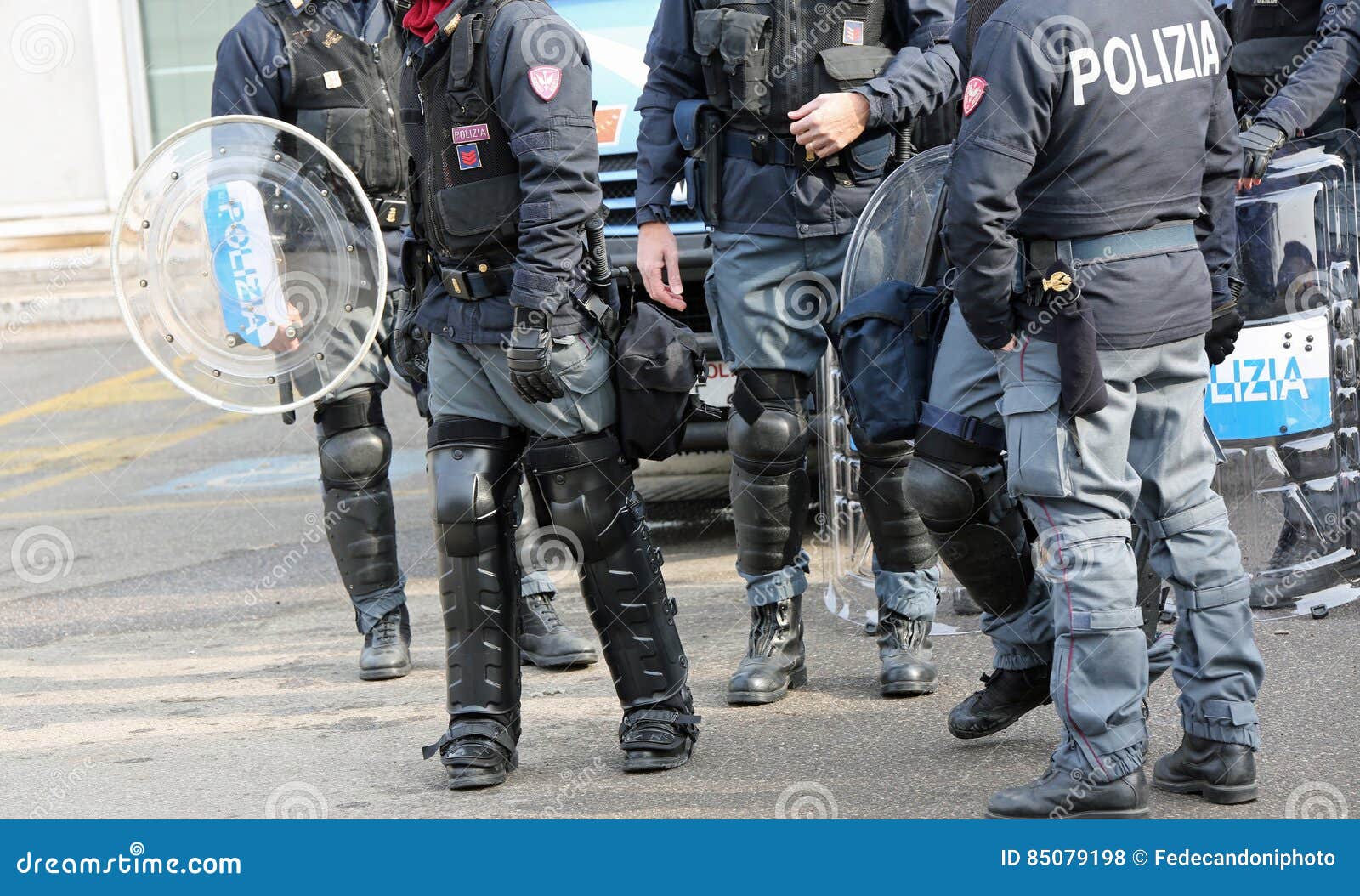 Vicenza, VI, Italy - January 28, 2017: Italian Police Riot Squad ...