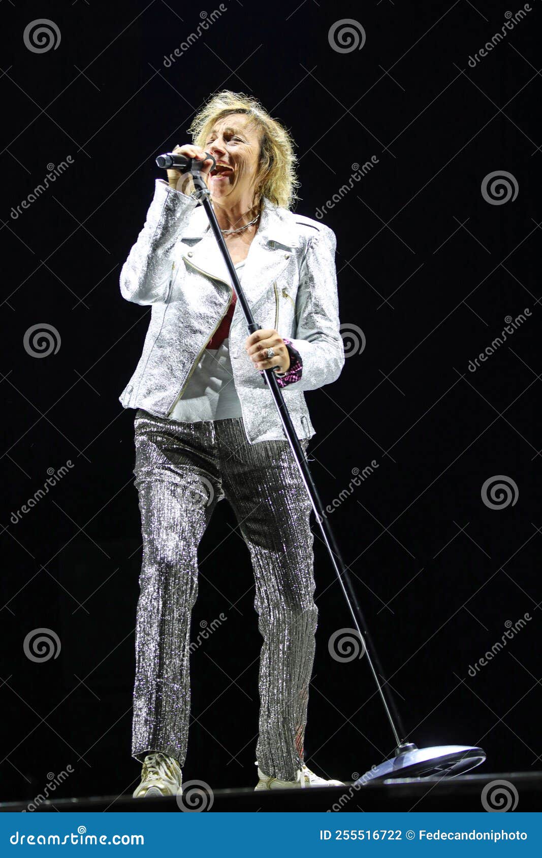 Vicenza, VI, Italy - September 3, 2022: Live Concert of GIANNA N ...