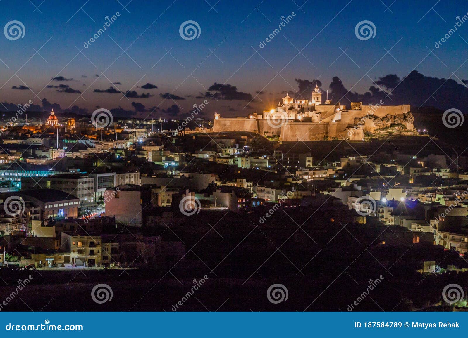 victoria and the cittadella, gozo island, mal