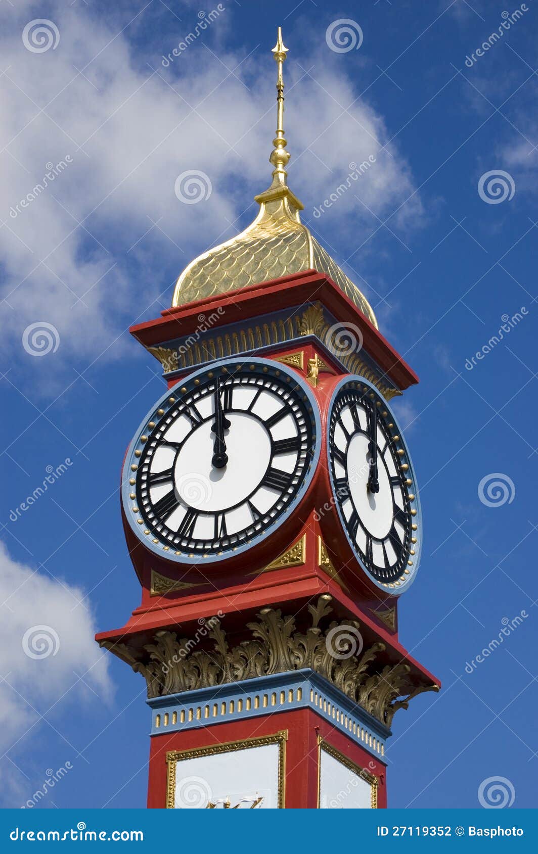 Victoria Clock, Weymouth stock photo. Image of clock 27119352