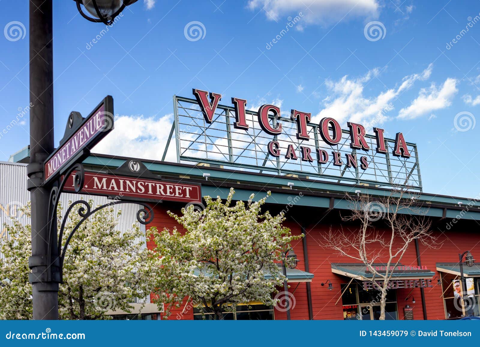 Victoria Gardens Mall Sign Editorial Stock Image Image Of Main