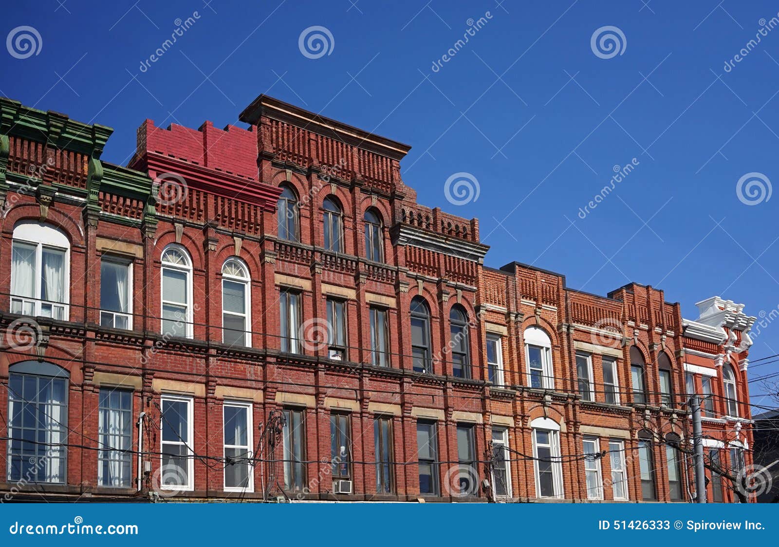 Victorian Apartment Building Stock Image Image of restored, facade