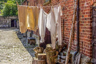 Victorian Bloomers and Long Johns Stock Photo - Image of environment ...