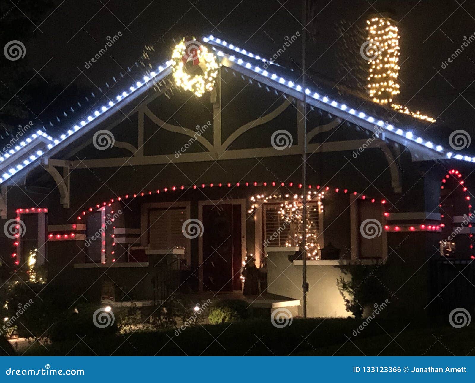 Victorian Christmas Lights stock photo. Image of chimney 133123366