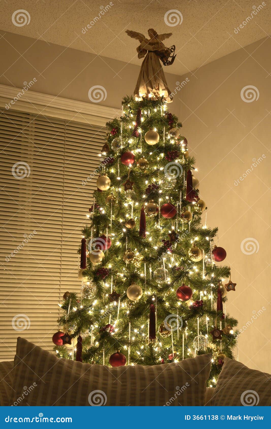 Victorian Christmas Tree stock photo. Image of room, holiday - 3661138