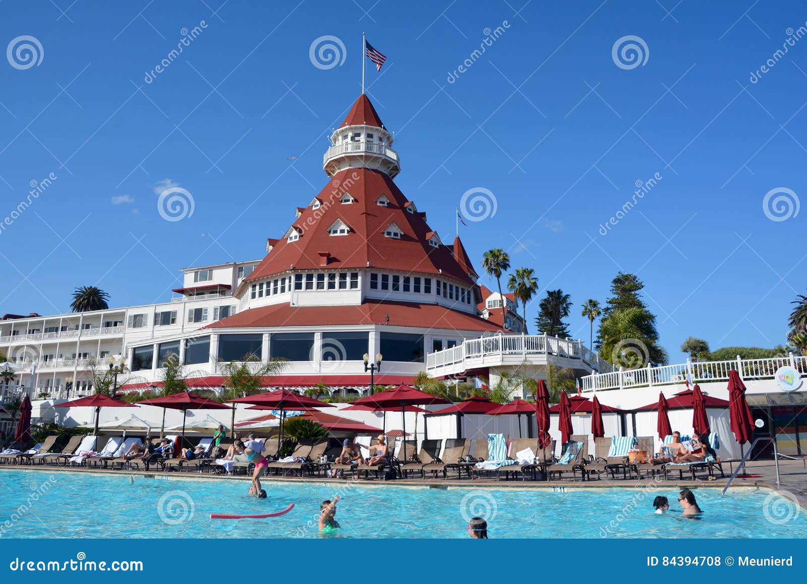 Victorian Hotel Del Coronado Editorial Stock Photo - Image ...