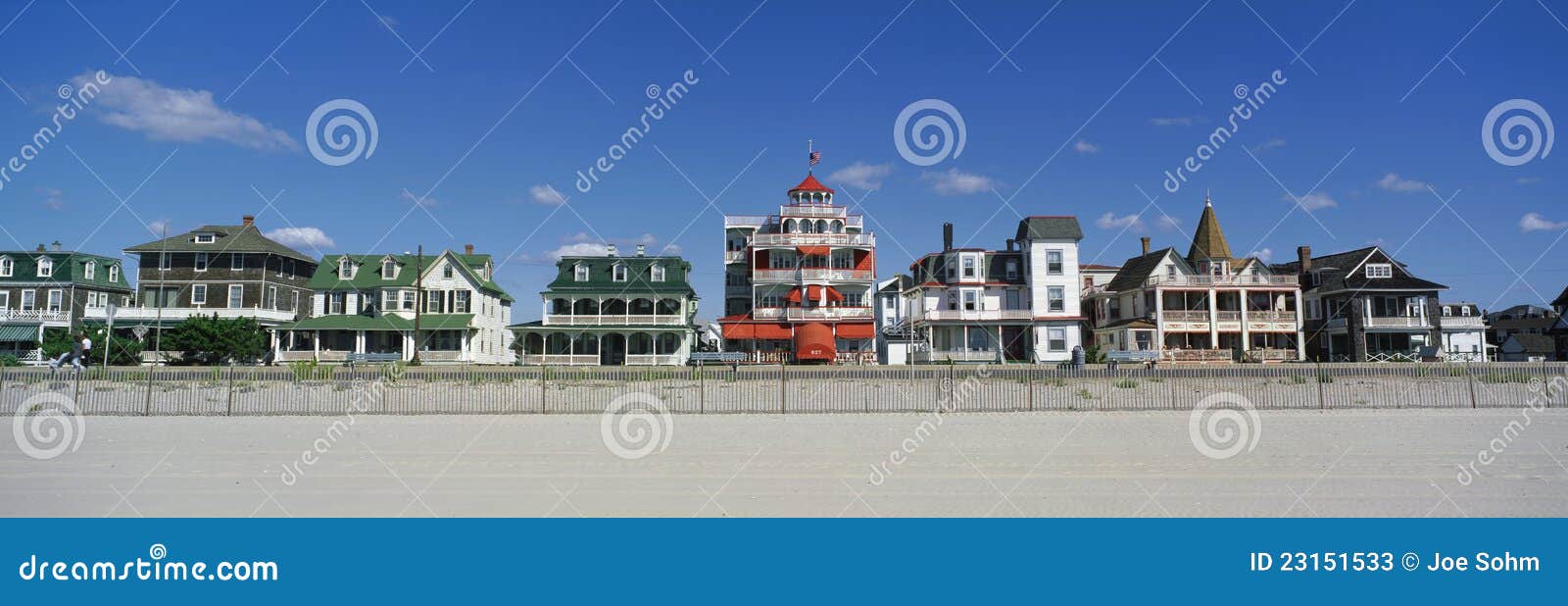 Victorian Houses on Cape May, NJ Beach Stock Image Image of scenery, lodging 23151533